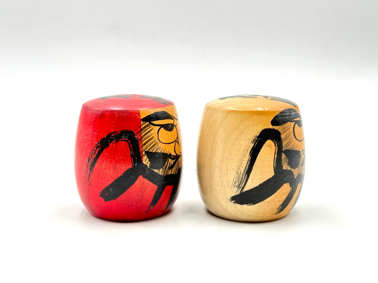 Coppia Kokeshi Daruma