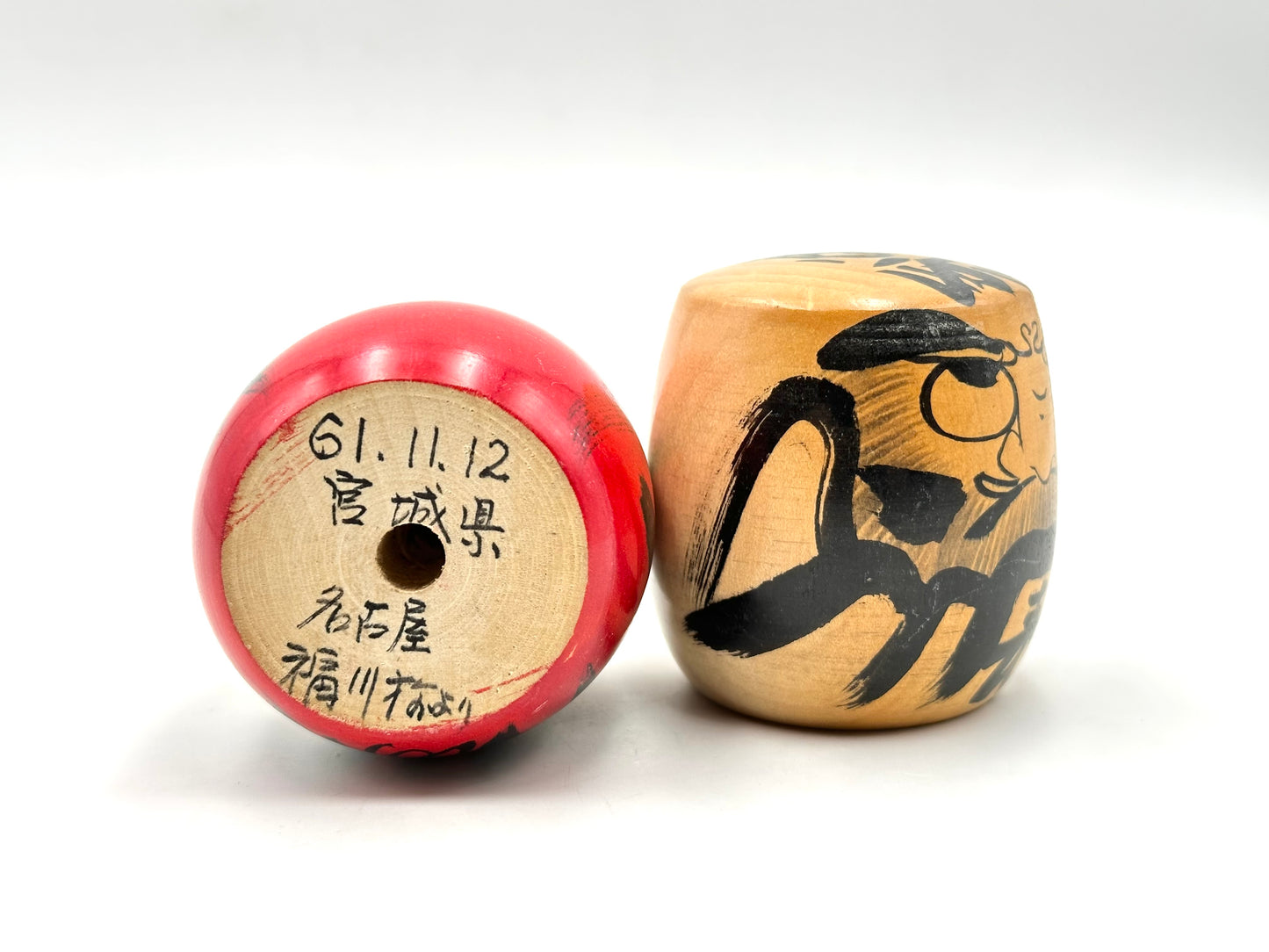 Coppia Kokeshi Daruma