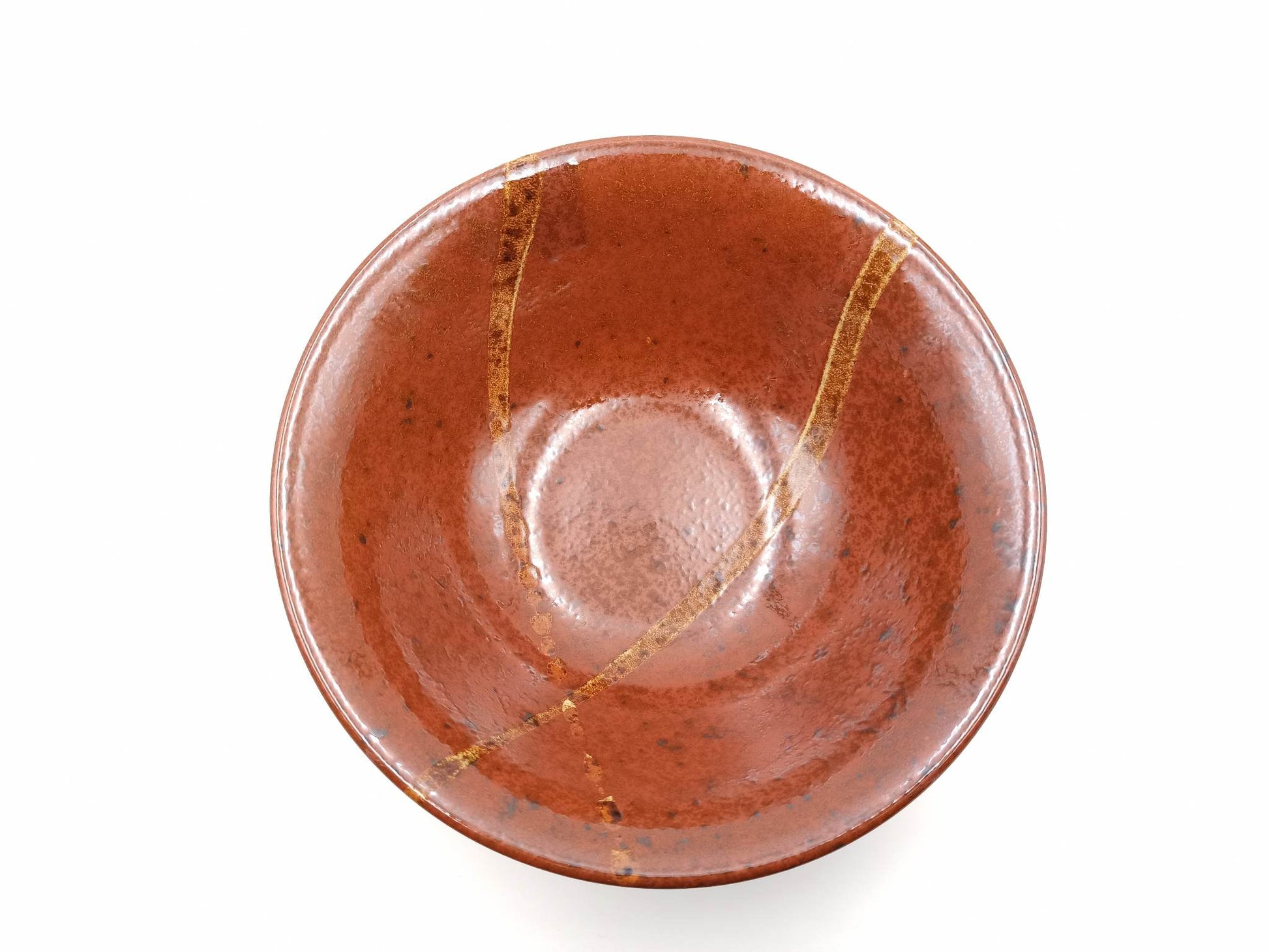 Ciotola giapponese donburi in ceramica beige a righe verticali marroni -  UICHOKU-SEN